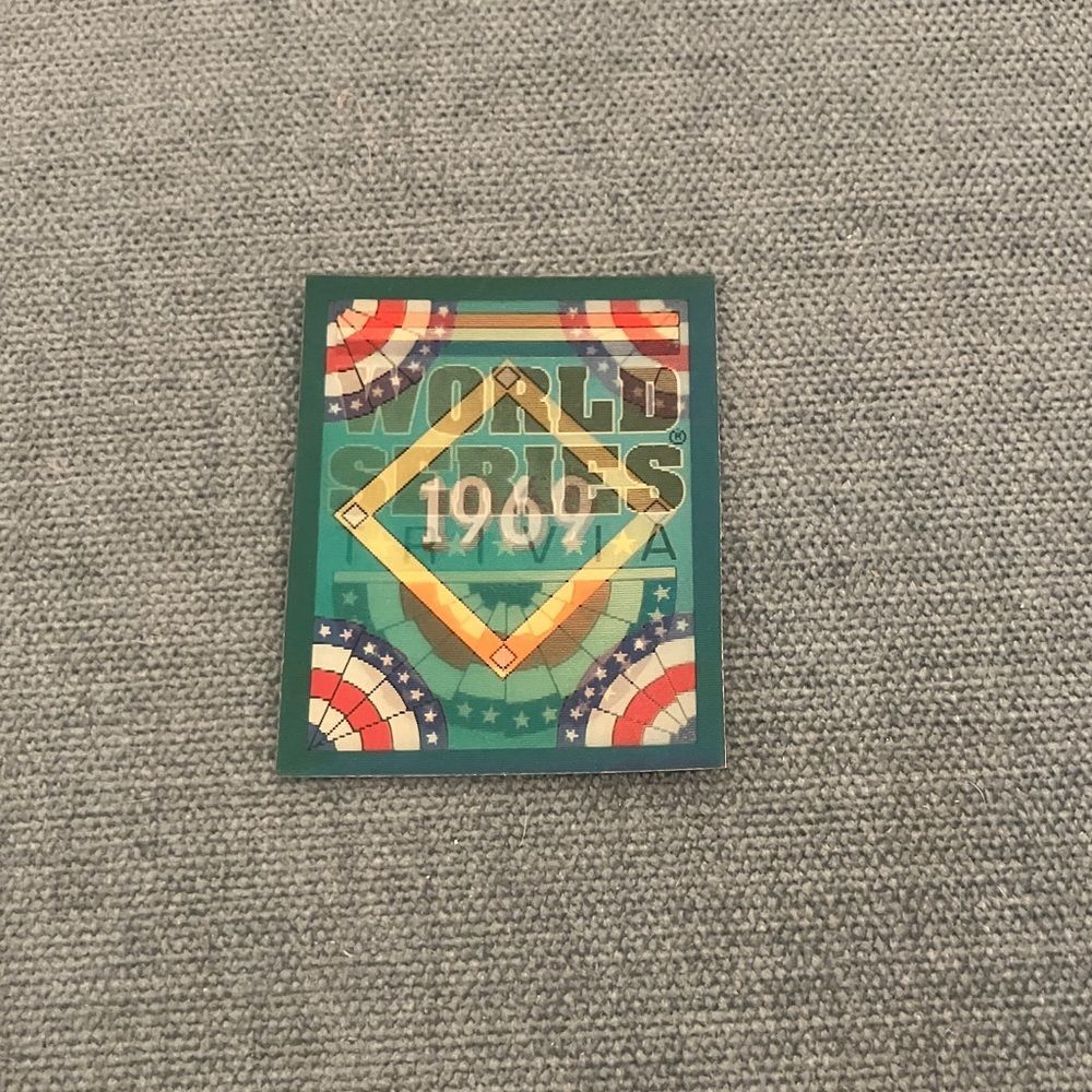 1991 Score 1969 Mets Magic World Series Trivia Card Baseball Card Trading Card